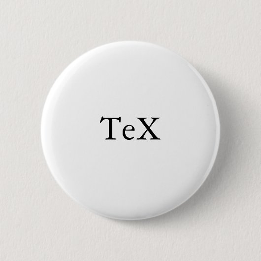 TeXボタン 缶バッジ (正面)