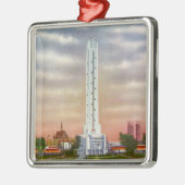 Texacoの巨大な温度計の眺め メタルオーナメント (左)