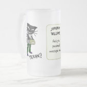 Texanカスタム フロストグラスビールジョッキ (正面左)