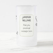 Texanカスタム フロストグラスビールジョッキ (中央)