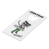 Texanクレジッカスタムトカードボトルオープナー クレジットカード栓抜き (裏面アングル)