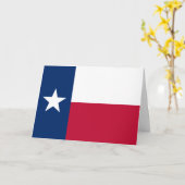 Texan Flag, Flag of Texas カード (黄色い花)
