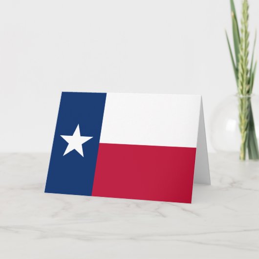 Texan Flag, Flag of Texas カード (正面)