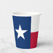 Texan Flag, Flag of Texas 紙コップ (正面)