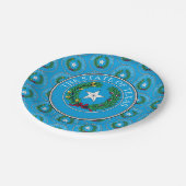 Texan Seal, Texas ペーパープレート (アングル)