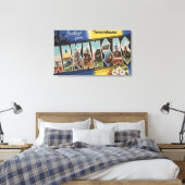 Texarkana，アーカンソー州 – ラージ・レター・シーン キャンバスプリント (インサイチュ (寝室))