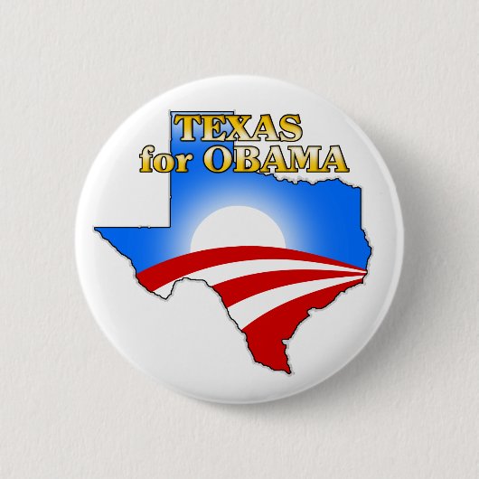 Texas4Obama 缶バッジ (正面)