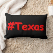 「#Texas」かわいいデザイン。買今 ランバークッション (ブランケット)