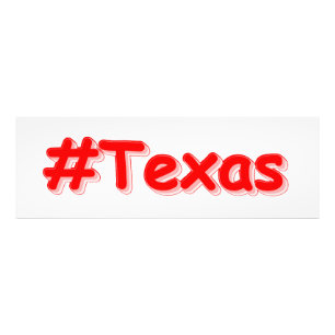 「#Texas」かわいいデザイン。Canvas買 Print フォトプリント
