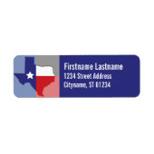 Texas Address Labels ラベル (正面)