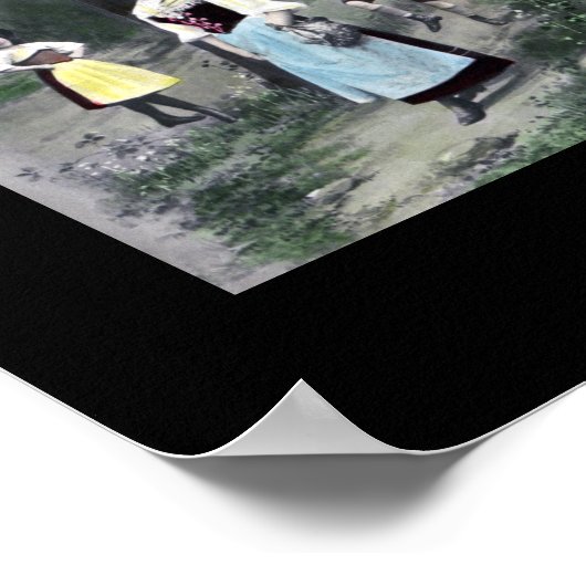 TEXAS Alphabet Letter Name Art ポスター (角)