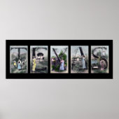 TEXAS Alphabet Letter Name Art ポスター (正面)