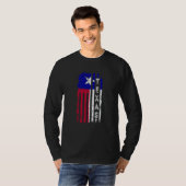 Texas American Flag Home State of Texas Flag Tシャツ (正面フル)