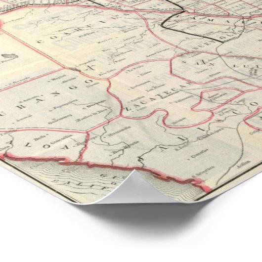 Texas and Mexico, Houston ポスター (角)