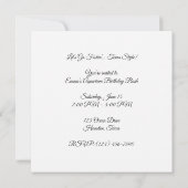 Texas Aquarium Cowboy Fish Party Invitation  招待状 (裏面)