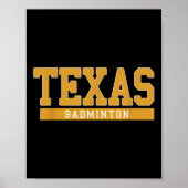 Texas Badminton  ポスター (正面)