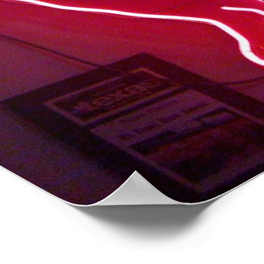 "Texas BBQ" ポスター (角)