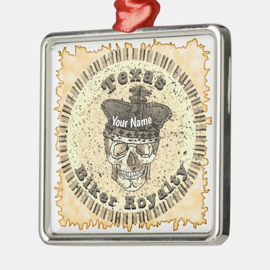 Texas Biker  メタルオーナメント (左)