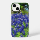 Texas Bluebonnet Art Blue Flower iPhoneケース (裏面)