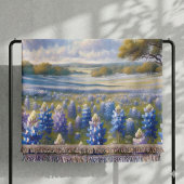 Texas Bluebonnet Meadow Landscape スローブランケット