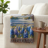 Texas Bluebonnet Meadow Landscape スローブランケット