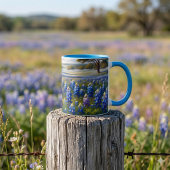 Texas Bluebonnet Meadow Landscape マグカップ