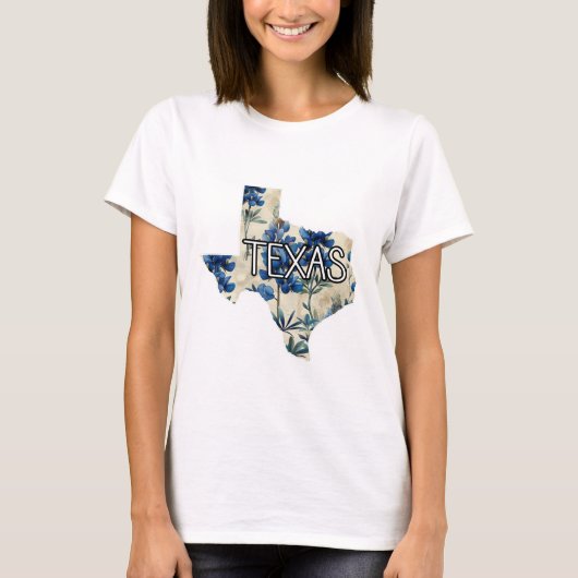 Texas Bluebonnet Tシャツ (正面)