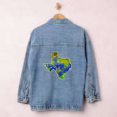Texas Bluebonnets State of Texas Floral Modern デニムジャケット (ハンガー)