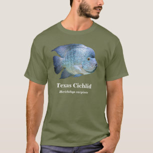 Texas Cichlid , Herichthys carpintis Tシャツ