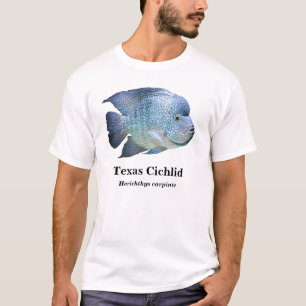 Texas Cichlid , Herichthys carpintis Tシャツ