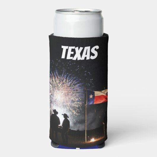 Texas Cowboy Can Cooler スリム缶クーラー (Seltzer正面)