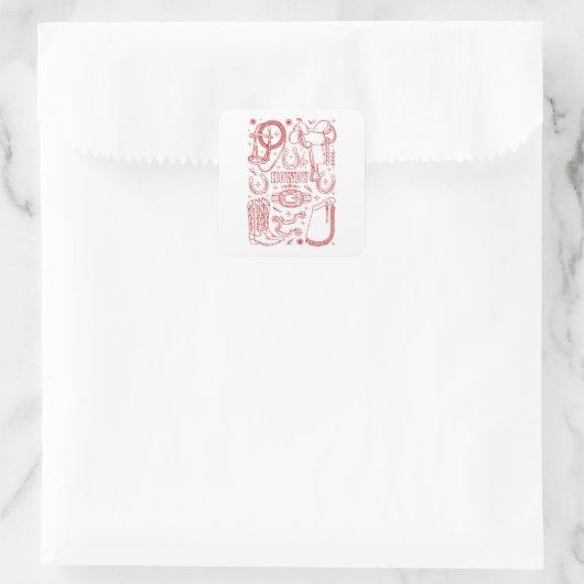 Texas Cowboy Pack スクエアシール (バッグ)