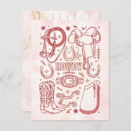 Texas Cowboy Pack  ノートカード (正面/裏面)