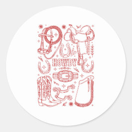 Texas Cowboy Pack ラウンドシール