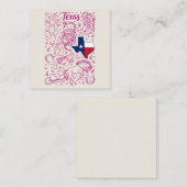 Texas Cowboy Pack Western Vibes スクエア名刺 (正面/裏面)