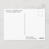 "Texas Faith" Postcard ポストカード (裏面)