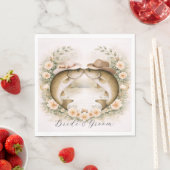 Texas Fishing Wedding  スタンダードランチョンナプキン (インサイチュ)