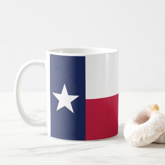 Texas Flag コーヒーマグカップ (ドーナツ)