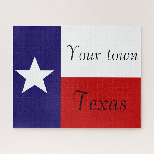 Texas flag Puzzle ジグソーパズル (横)