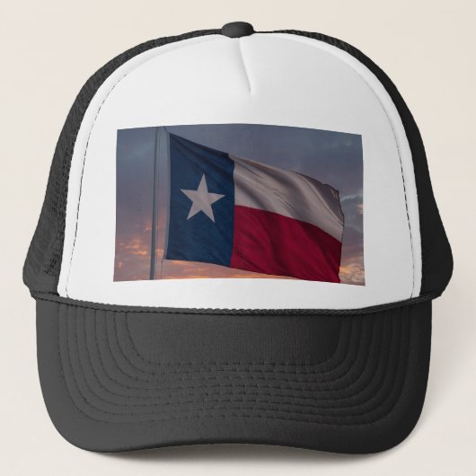 Texas Flag Sunset Cap - Patriotic Hat キャップ (正面)