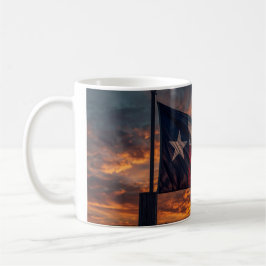 Texas Flag Sunset Mug - Patriotic Coffee Cup コーヒーマグカップ