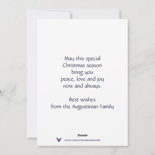 TEXAS FLAG Three Wise Men TEXAN Christmas シーズンカード (裏面)