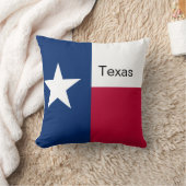 Texas flag throw Pillow クッション (ブランケット)