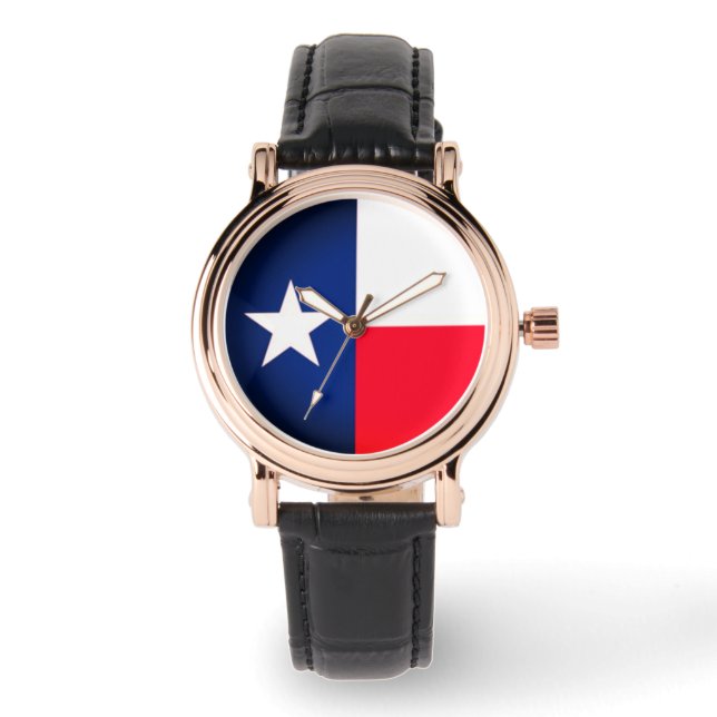 Texas Flag Watch 腕時計 (正面)
