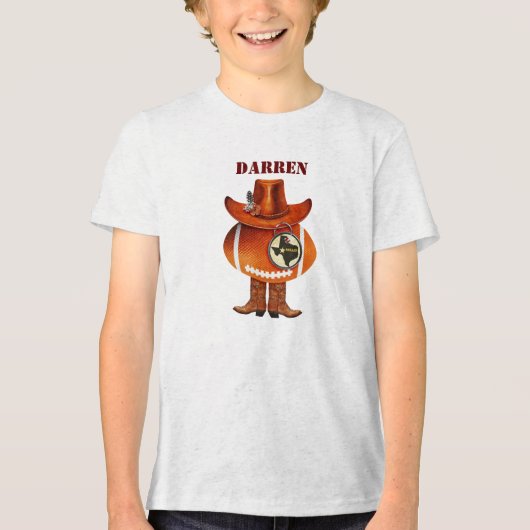 Texas Football Fan  トライブレンドＴシャツ (正面)