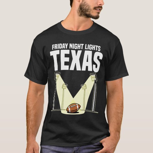 TEXAS FRIDAY NIGHT LIGHTS - DALLAS FOOTBALL Tシャツ (正面)