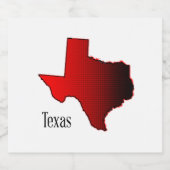 Texas Halftone ビールラベル (シングルラベル)