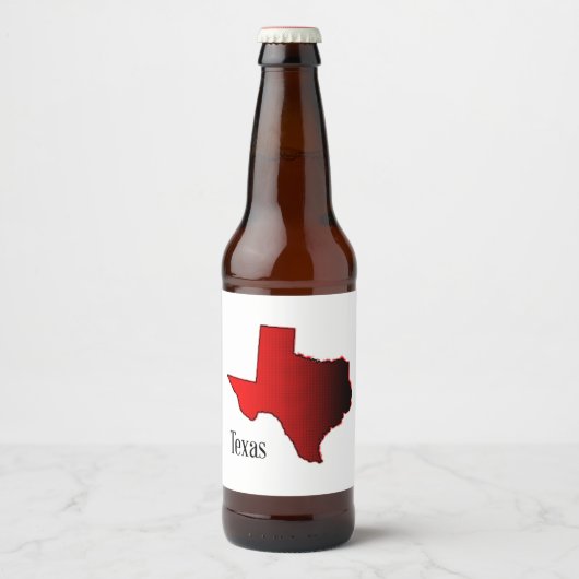 Texas Halftone ビールラベル (正面)