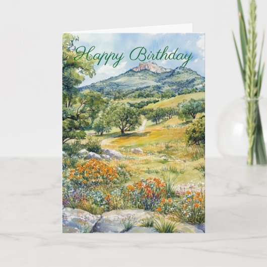 Texas Hill Country カード (正面)