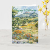 Texas Hill Country カード (黄色い花)